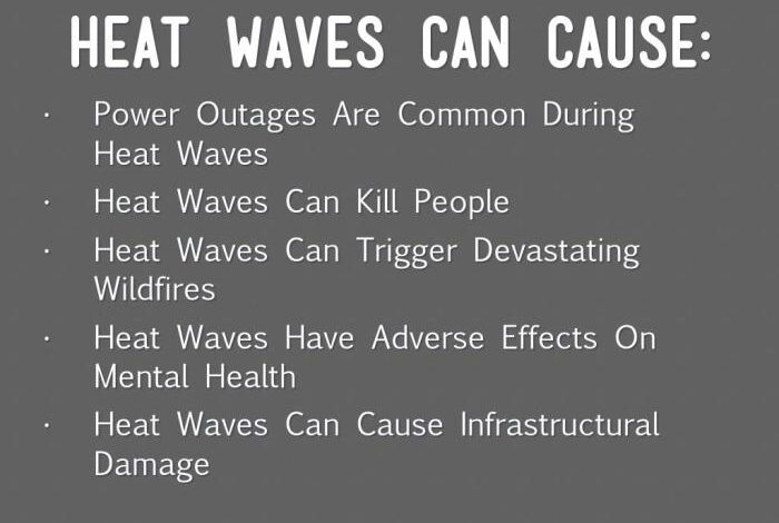 2 hal yang bisa menyebabkan terjadinya heatwave