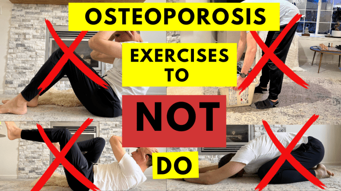 5 jenis latihan yang harus dihindari oleh pengidap osteoporosis