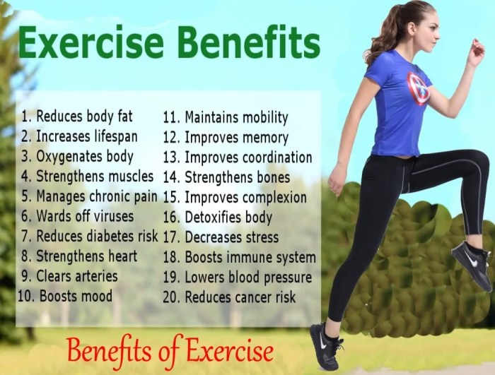 Physical benefits activity regular exercise health infographic facts fit starting 5 manfaat senam aerobik untuk kesehatan tubuh